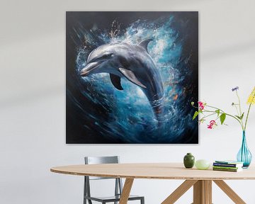 Dolphin artistic by The Xclusive Art
