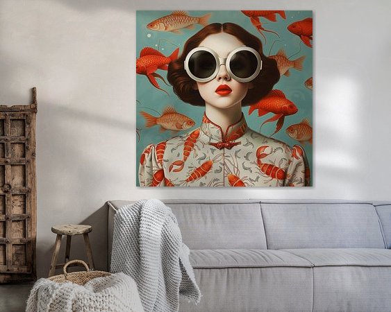 Example of the artwork in a room