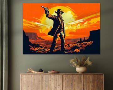 Wild west epische cowboy van Dunto Venaar