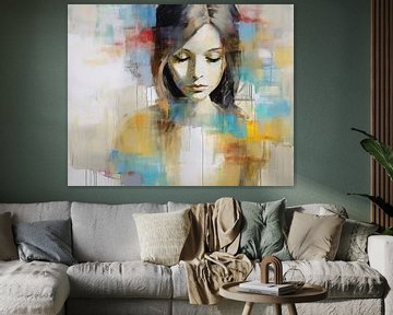 Contemplative Canvas by Kunst Kriebels