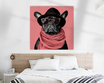 Stilvolle Bulldogge von Wunderbare Kunst