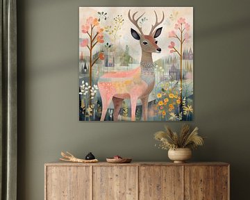Graceful Deer by Wonderful Art