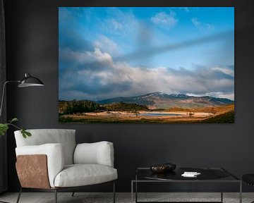 Landschaft in Perthshire, Schottland, an einem schönen Herbsttag von Sjoerd van der Wal Fotografie