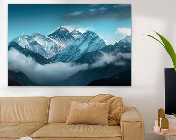 Everest top pracht van fernlichtsicht