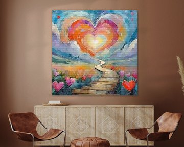 Cupid's Route - A Walk to Valentine's Heart by Gisela- Art for You