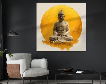 Buddha - goldene Sonne - Nr. 1 von Marianne Ottemann - OTTI