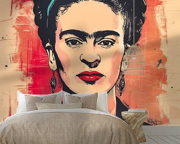 Frida | Retro zeefdruk van Frank Daske | Foto & Design