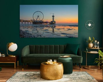 Scheveningen Pier in Panorama by Jolanda Aalbers