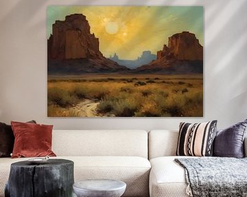 Desert Sunset v2 by Timba Art