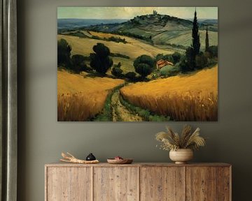 Golden Fields by Timba Art