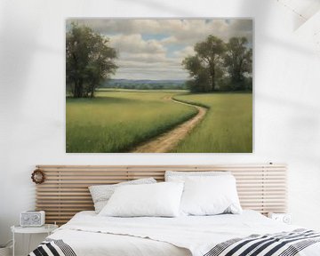 Tranquil Landscape by Timba Art