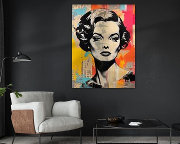 Romy Schneider as a street art icon by Frank Daske | Foto & Design