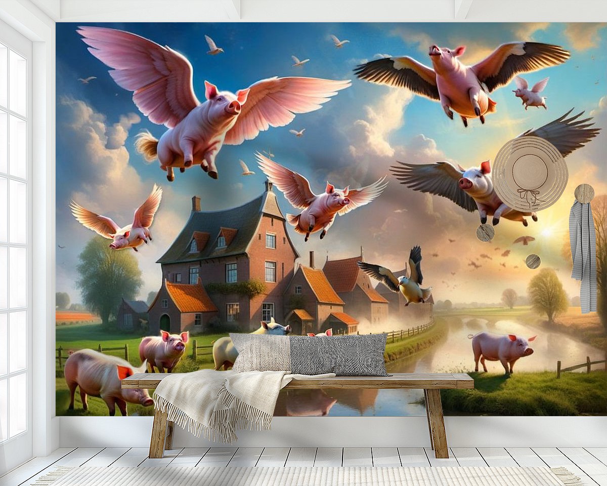 Example of the artwork in a room