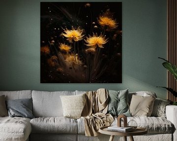 Funkelnde Blumen von Karina Brouwer