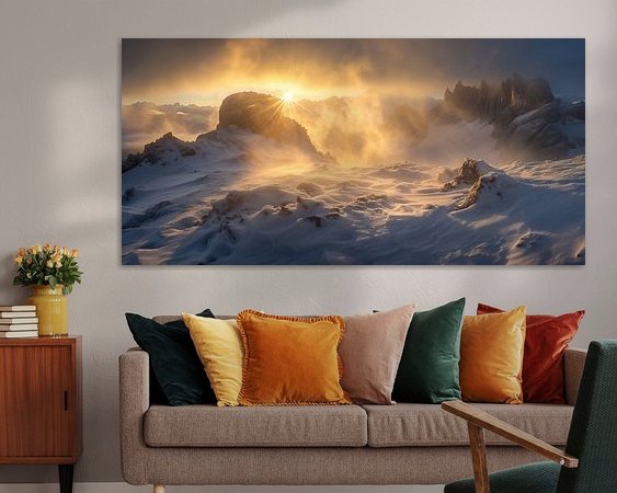 Example of the artwork in a room