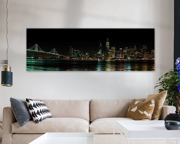 Panorama Skyline San Francisco von Dieter Walther