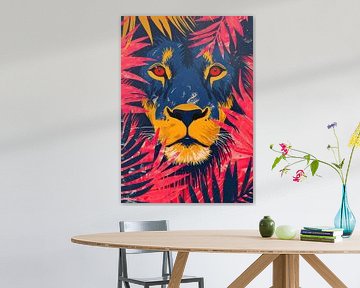 Lion Poster Print sur Niklas Maximilian