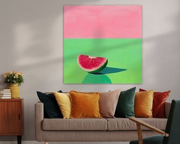 Stilleben mit Wassermelone von ByNoukk