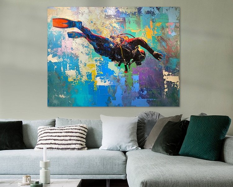 Example of the artwork in a room