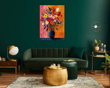Bouquet, Flowers, Vase by Niklas Maximilian