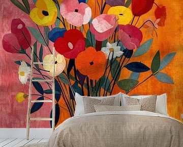 Blumenstrauß, Blumen, Vase von Niklas Maximilian