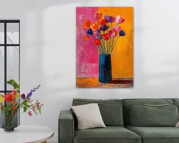 bouquet, fleurs, vase sur Niklas Maximilian