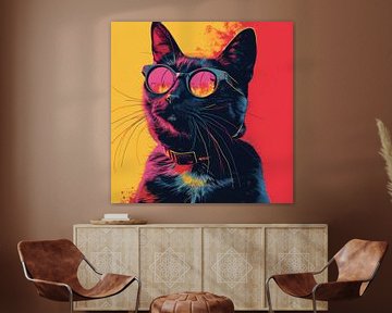 Katze Pop Art 