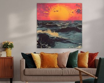 Wellen Meer Ozean Maritim Sonne von Niklas Maximilian
