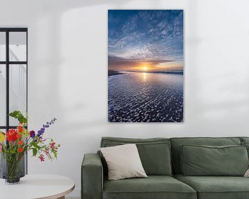 Sunset on the beach by Yanuschka | Fotografie Noordwijk