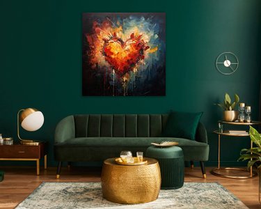 Example of the artwork in a room