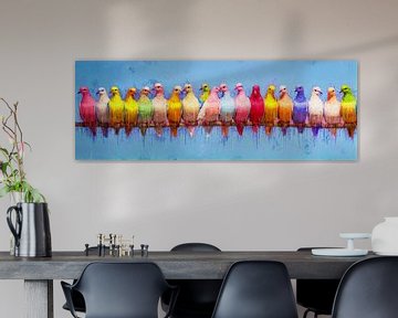 Coloured Doves for Peace and Inclusion by Arjen Roos