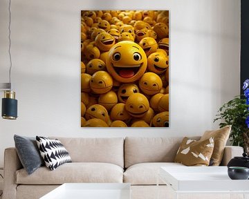 Keep Smiling | Das Smilie Poster fürs Büro von Frank Daske | Foto & Design