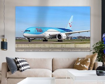 Taxiënde TUI Boeing 787-8 Dreamliner. van Jaap van den Berg