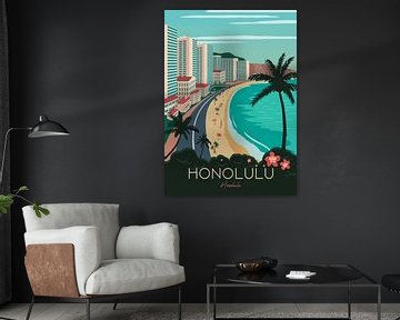 Travel to Honolulu by Lixie Bristtol