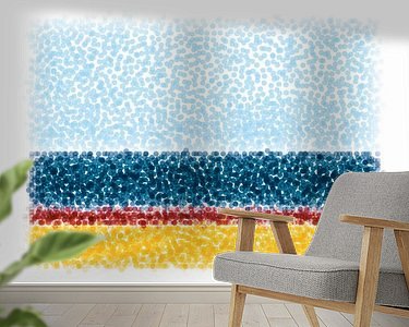 Example of the artwork in a room
