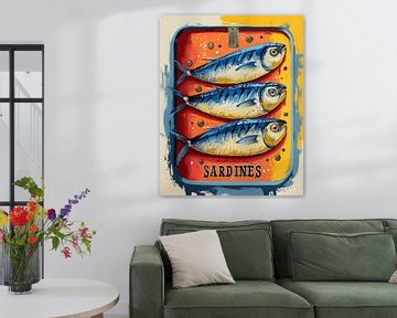 Sardines colorées sur Studio Allee