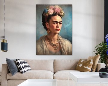 Frida Poster Kunstdruck von Niklas Maximilian