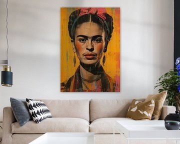 Frida Poster Kunstdruck von Niklas Maximilian