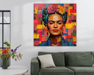 Frida Poster Kunstdruck von Niklas Maximilian