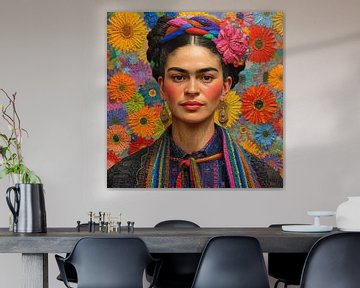 Frida Poster Kunstdruck von Niklas Maximilian