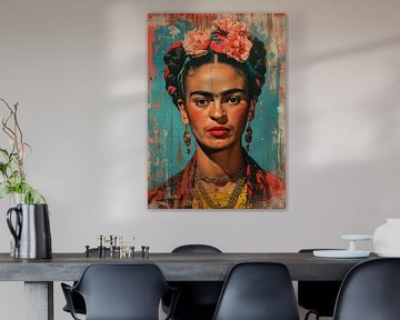 Frida Poster Kunstdruck von Niklas Maximilian