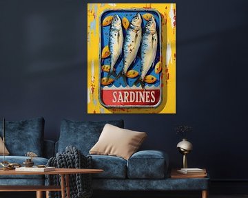 Sardines colorées sur Studio Allee