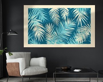 Palmenblätter in Pastell von ByNoukk