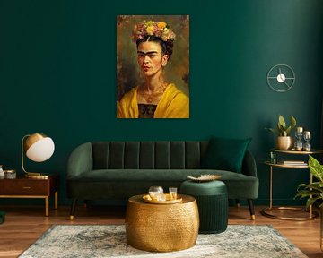 Frida Poster Kunstdruck von Niklas Maximilian