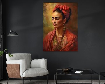 Frida Poster Kunstdruck von Niklas Maximilian