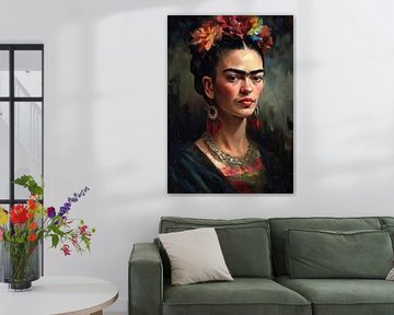 Frida Poster Kunstdruck von Niklas Maximilian