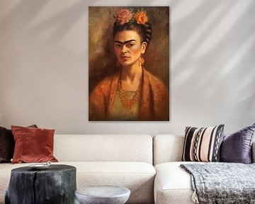 Frida Poster Kunstdruck von Niklas Maximilian