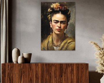 Frida Poster Kunstdruck von Niklas Maximilian