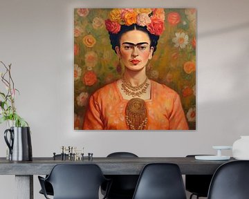 Frida Poster Kunstdruck von Niklas Maximilian