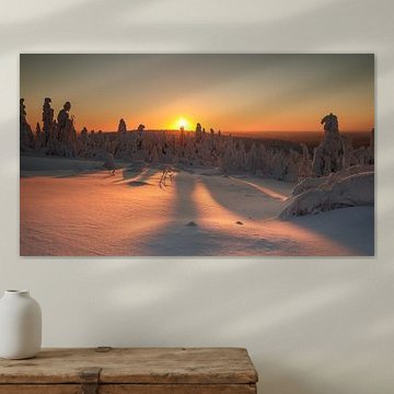 Sonnenaufgang in Lappland